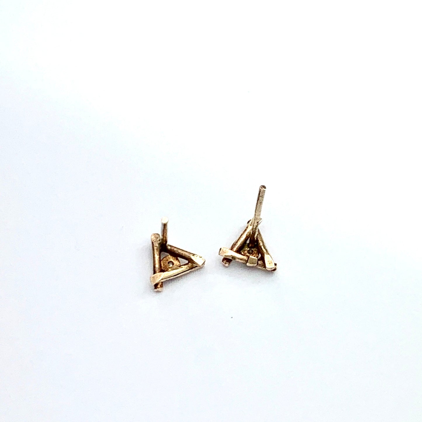 Tiny Star-set Diamond Stud Earrings in 9CT Rose Gold