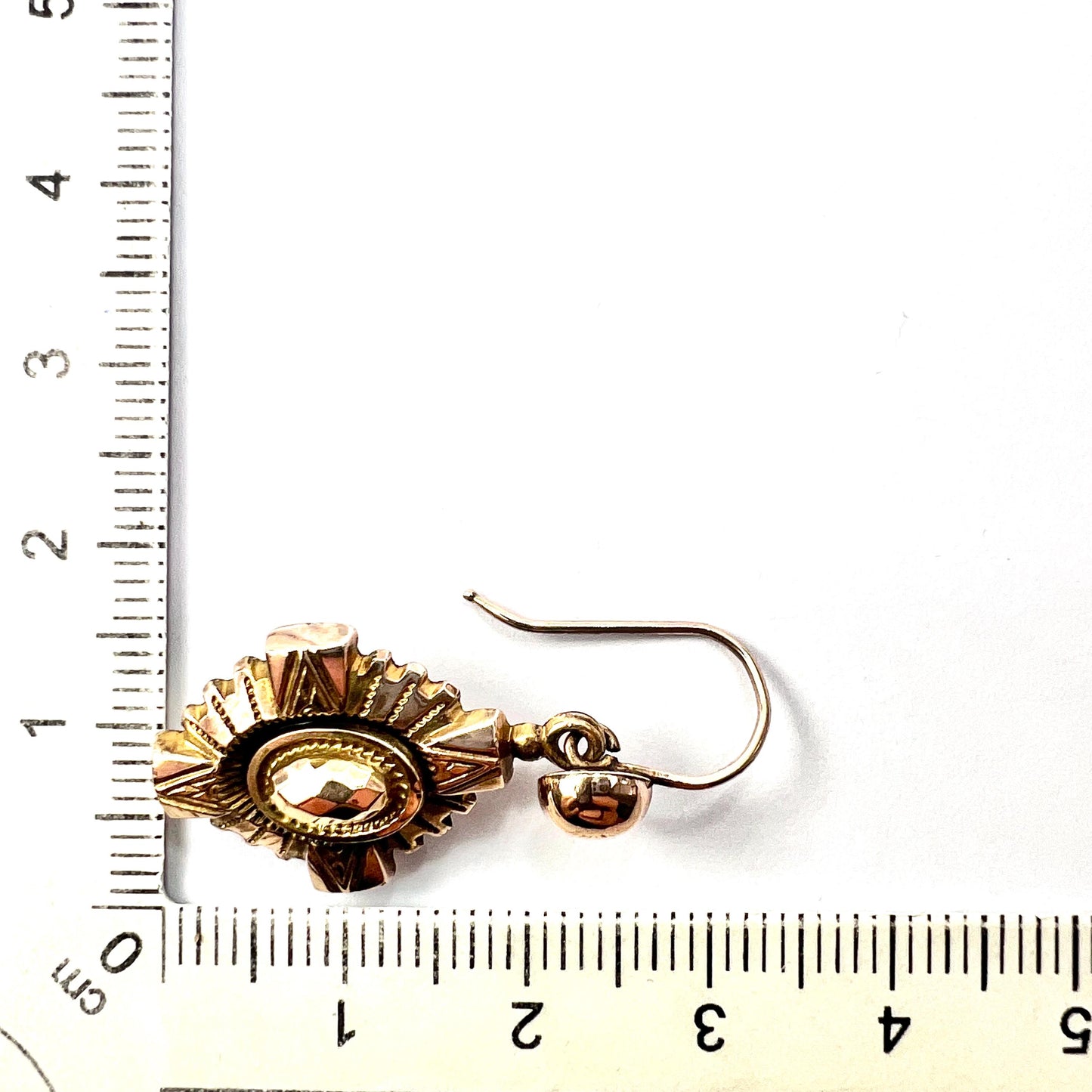 Victorian 9CT Gold Drop Earrings