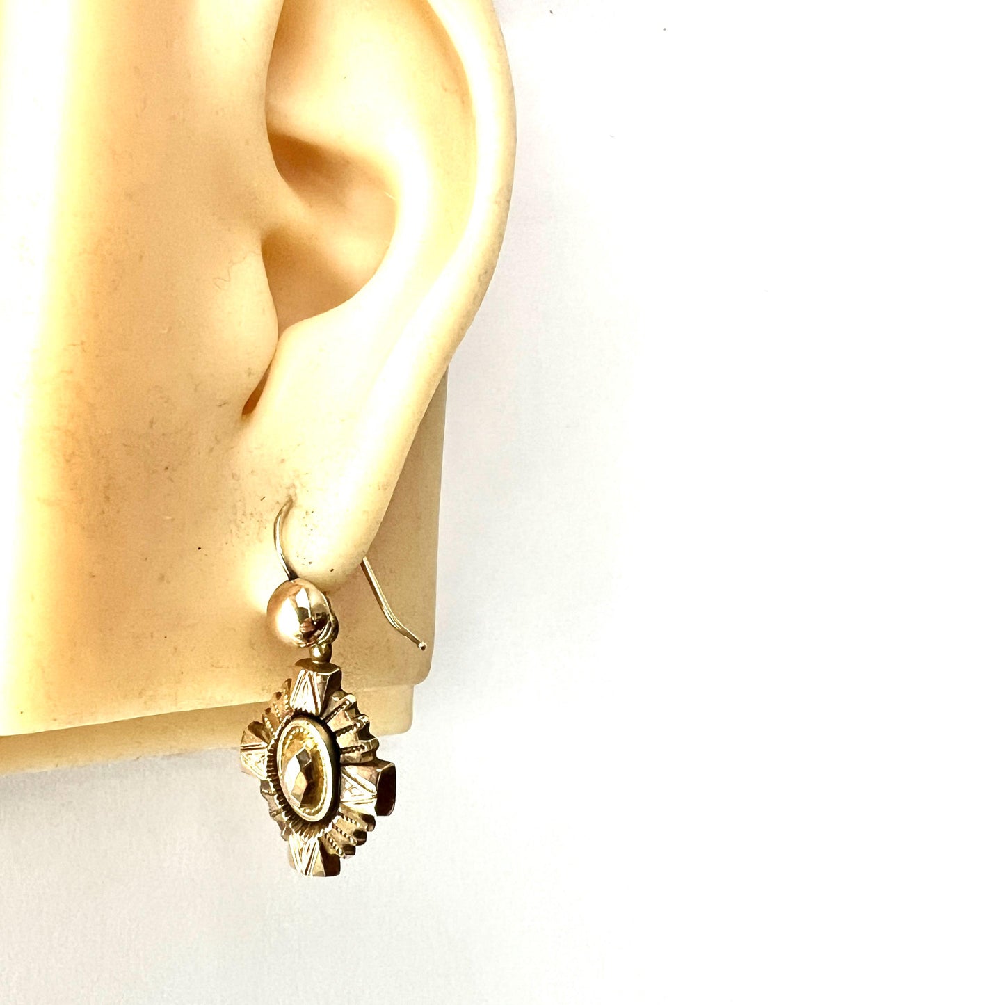 Victorian 9CT Gold Drop Earrings