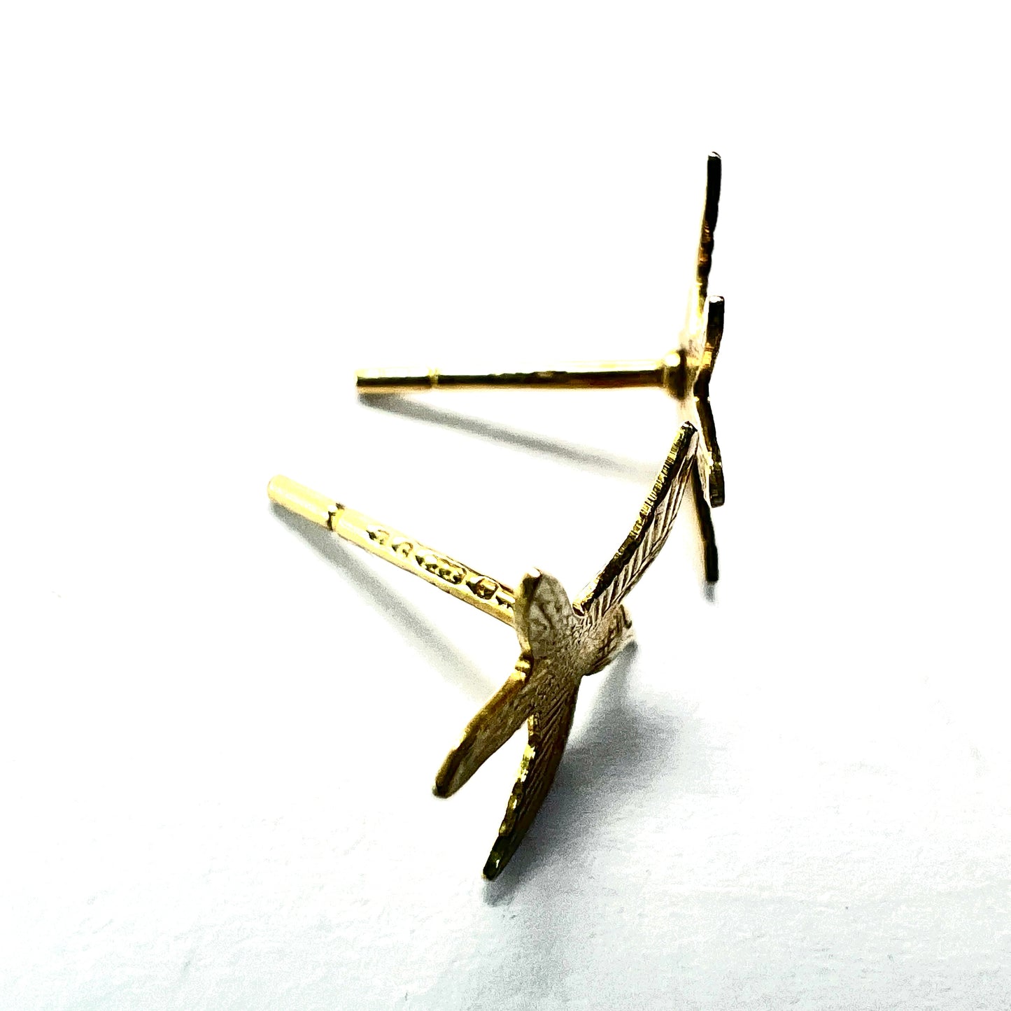 Vintage 9CT Gold Swallow Stud Earrings