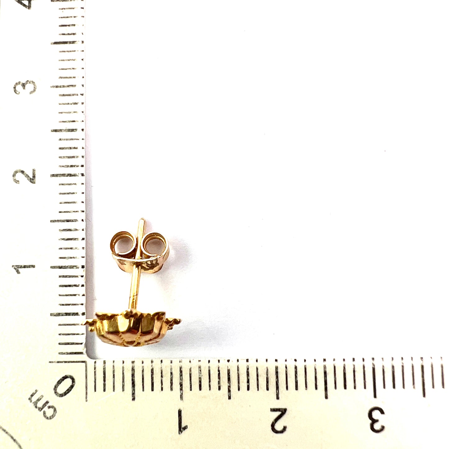 Victorian Style 9CT Gold Sunburst Stud Earrings